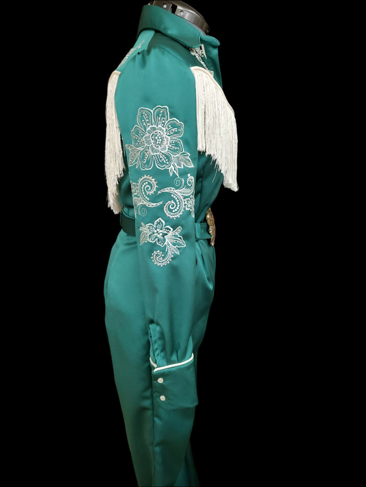 SALE - Emerald Elegance Pantsuit- XS